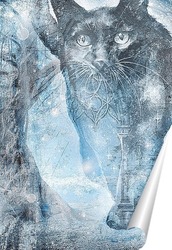   Постер Сказочный кот