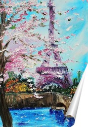   Постер Весенний Париж