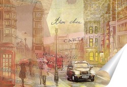   Постер Улицы Лондона