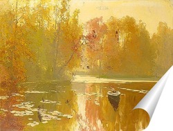   Постер Осенняя рыбалка