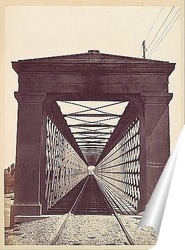   Постер Барселона-Зарагоза,мост Зуера 