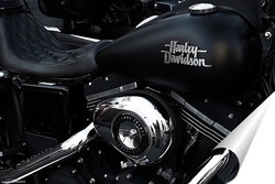  Постер Урбанометрия. Геометрия Harley-Davidson. 