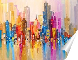   Постер Радужный город
