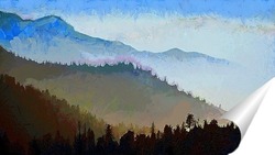  Одинокое дерево в горах