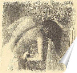  Моющая себя женщина, 1905