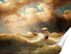  Крушение корабля в бурном море