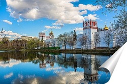  Вид на Москва Сити с Новодевичьих прудов