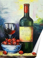   Постер Бокал с вином
