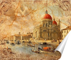   Постер Венеция. Сепия