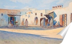   Постер Уличная сцена из Туниса