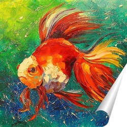   Постер Золотая рыбка
