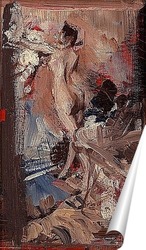  Лежащая обнажённая