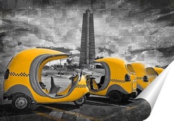  Желтый скутер