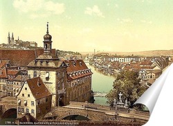   Постер Бамберг, Бавария, Германия.1890-1900 гг