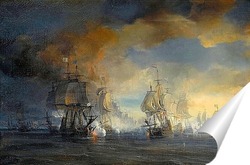  Морской бой между французским и английским фрегатами Эмбускадом 