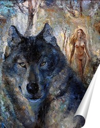   Постер Волчица