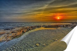  Морская бухта на закате