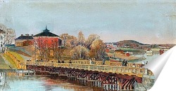   Постер Воскресная прогулка на колясках,1895