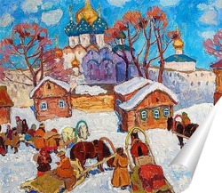   Постер Зимняя сцена