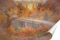  Постер Осенняя дорога