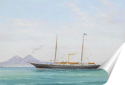   Постер Неополитанская яхта в заливе