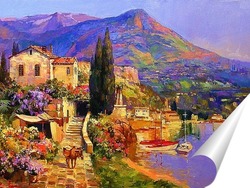   Постер Итальянский пейзаж