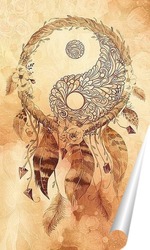  Ловец снов с перьями