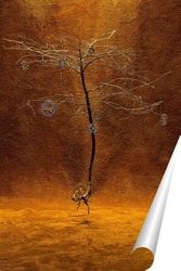   Постер Дерево с шестерёнками