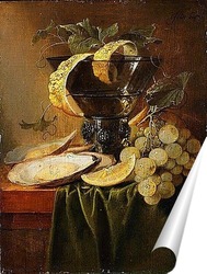  Натюрморт с устрицами и виноградом