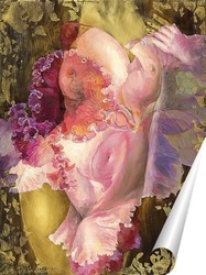   Постер Розовая орхидея №1