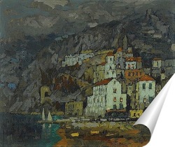   Постер Вид на Амальфи, 1925