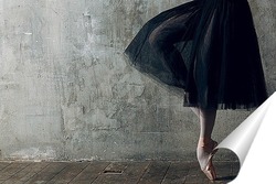   Постер Балерина в черном