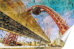   Постер Арочный мост