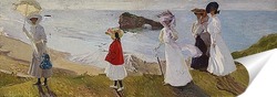   Постер Прогулка в Биаррице , 1906