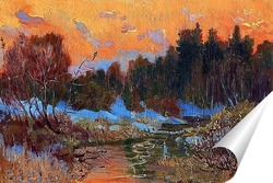   Постер Весна. Вечер.
