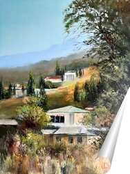   Постер Крымские домики