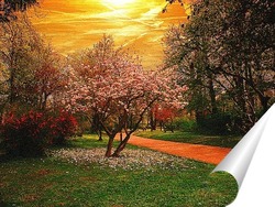   Постер Весенний парк