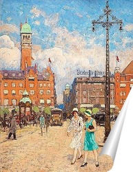   Постер Ратушная площадь, Копенгаген