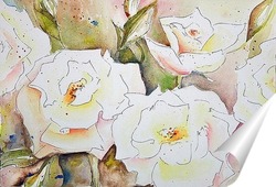   Постер Цветение роз