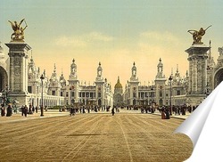  Бульвар-де-ла-Мадлен с церковью Мадлен слева, Париж.1890-1905 гг