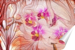   Постер Прекрасная Орхидея