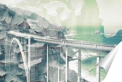   Постер Мост через пролив