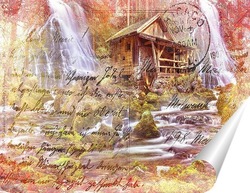   Постер Хижина в лесу