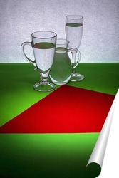  Натюрморт со спелыми гранатами у темного окна