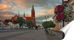   Постер Старый город Белостока.