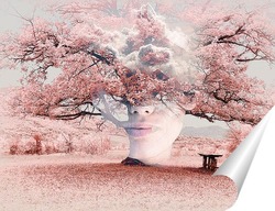  Постер Цветущее дерево