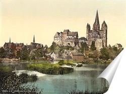   Постер Замок и собор, Лимбург, Гессен-Нассау, Германия.1890-1900 гг