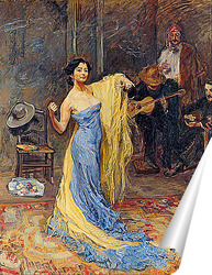  Постер Портрет танцовщицы Анны Павловой