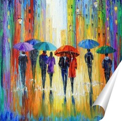   Постер Меланж дождя
