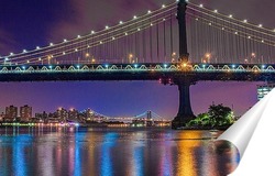   Постер манхеттен бридж Manhattan Bridge